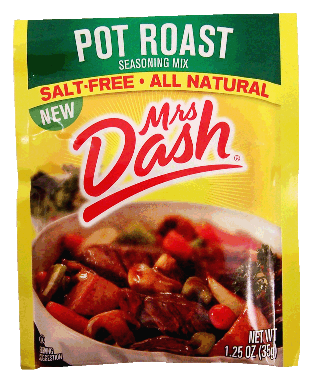 Mrs. Dash  pot roast seasoning mix, salt-free, all natural Full-Size Picture